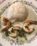 Camarones 🍤 con tequila y limón