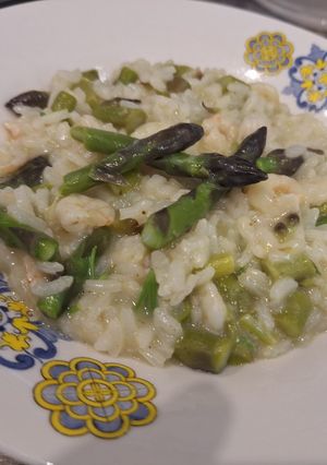 Foto di Risotto con Asparagi e Gamberetti