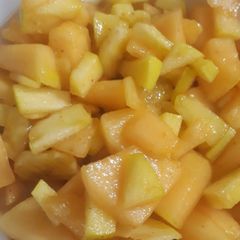 Mango with milon #cookpadFruits A picture of Mango with milon #cookpadFruits.