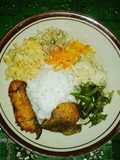Nasi megono (urap solo)