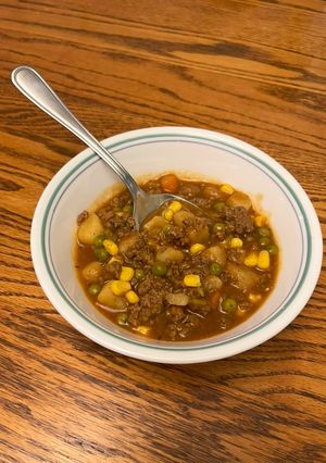 A picture of Hamburger Stew.