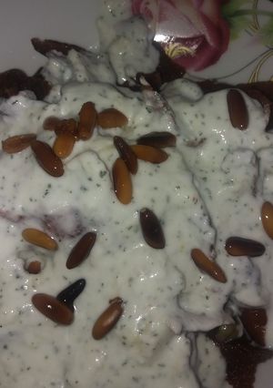 صورة لوصفة فتة لبن