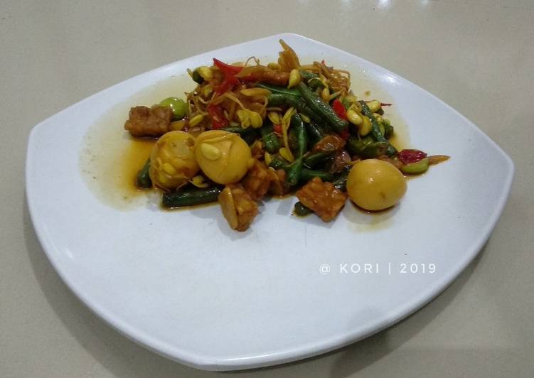 Resep Oseng Kacang Tauge Kedelai (Tokolan Dele) Anti Gagal