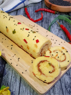 Foto resep Bolu Gulung Abon Gluten-Free