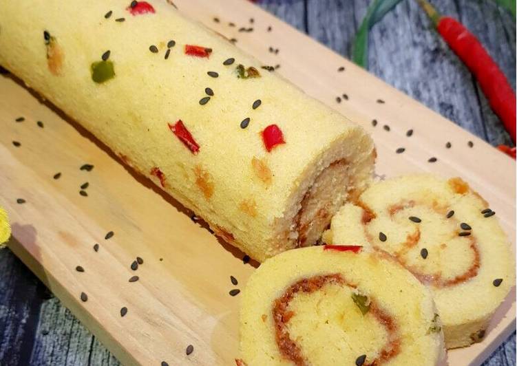 Bolu Gulung Abon Gluten-Free
