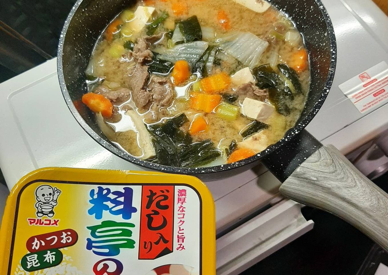 Miso Soup Sayur + Daging