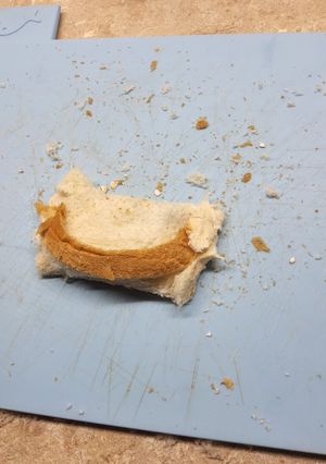 Φωτογραφία της συνταγής Γρήγορο σνακ με φυστικοβούτυρο!!!!