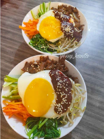 Easy Way Make Bibimbap the So Delicious Really delicious