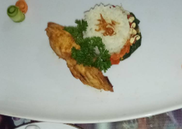 Ayam bakar taliwang &amp; plecing kangkung #CreativeYouthEM