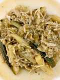 Chicken in Green Sauce with Zucchini