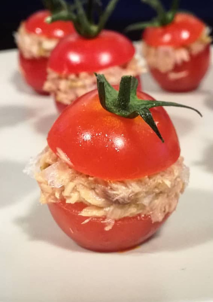 Una foto de Tomates aliñaos versión Gastro