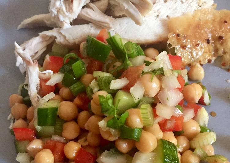 Simple Way to Prepare Super Quick Homemade Hoping For Summer Chickpea Salad