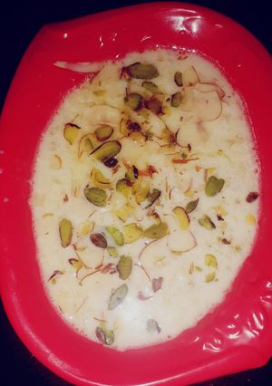 A picture of Sweet Potato kheer.