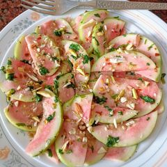 A picture of Guava Carpaccio with feta (No Cook Recipe).