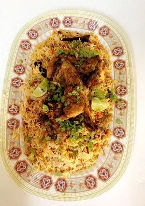 صورة لوصفة رز مع دجاج بالفرن