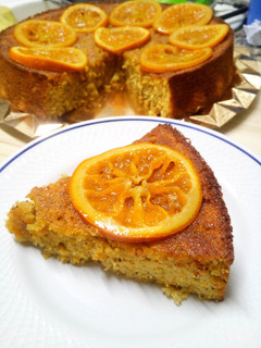Una foto de Bizcocho de naranja y semillas de amapola!