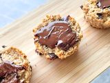 Petits muffins légers chocolatés au goût de noisette.