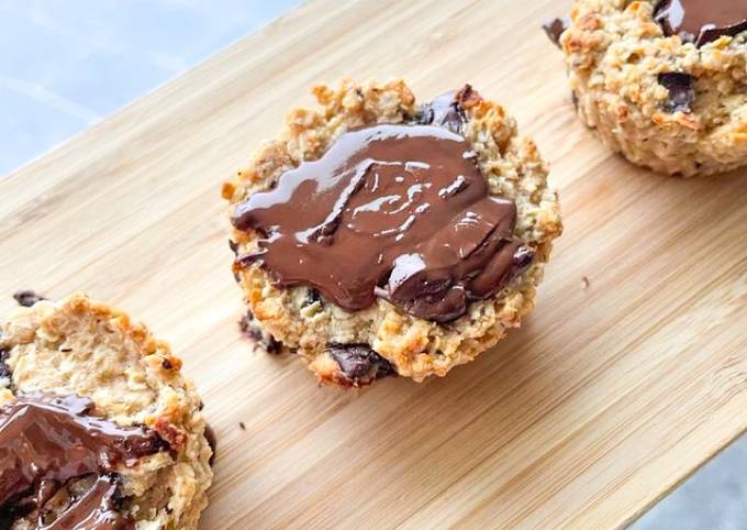 Petits muffins légers chocolatés au goût de noisette.