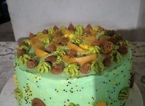 Una foto de Postre de cumpleaños