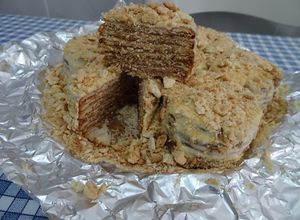 Foto de Bolo de bolacha (com claras batidas em castelo)