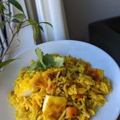 A picture of Paneer pulav.