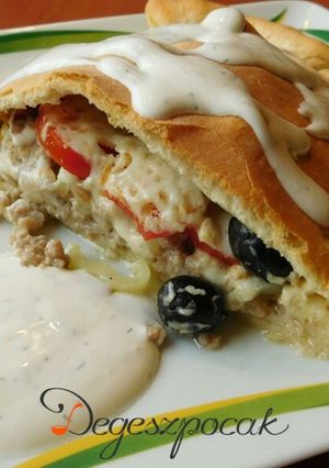 Hajtott pizza recept fotója