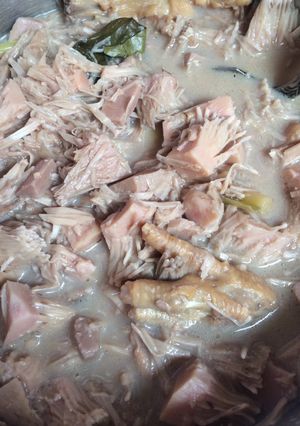 Foto resep Sayur nangka ceker simpel