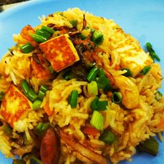 A picture of Tawa pulav.