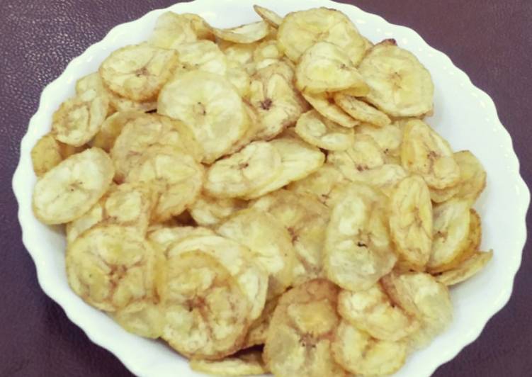 Recipe of Super Quick Homemade Banana chips