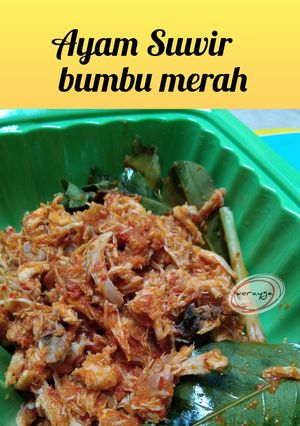 Foto resep Ayam Suwir Merah