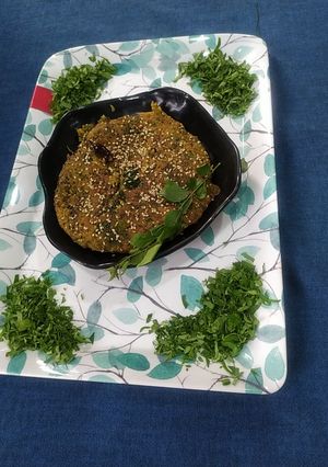 A picture of Mix flour methi handvo.