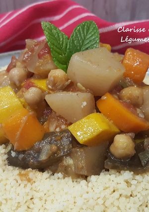 Une photo de Légumes à couscous maison