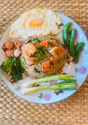 รูปของ ข้าวผัดน้ำพริก🤤