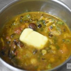 Mixed Dal with Palak Recipe A picture of Mixed Dal with Palak Recipe.