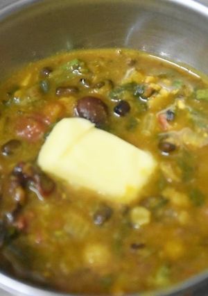 A picture of Mixed Dal with Palak Recipe.