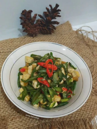 Langkah Mudah untuk Membuat Resep 243. Oseng Kacang Panjang &amp; Tahu yang  Bikin Ketagihan Anti Ribet, Menggugah Selera