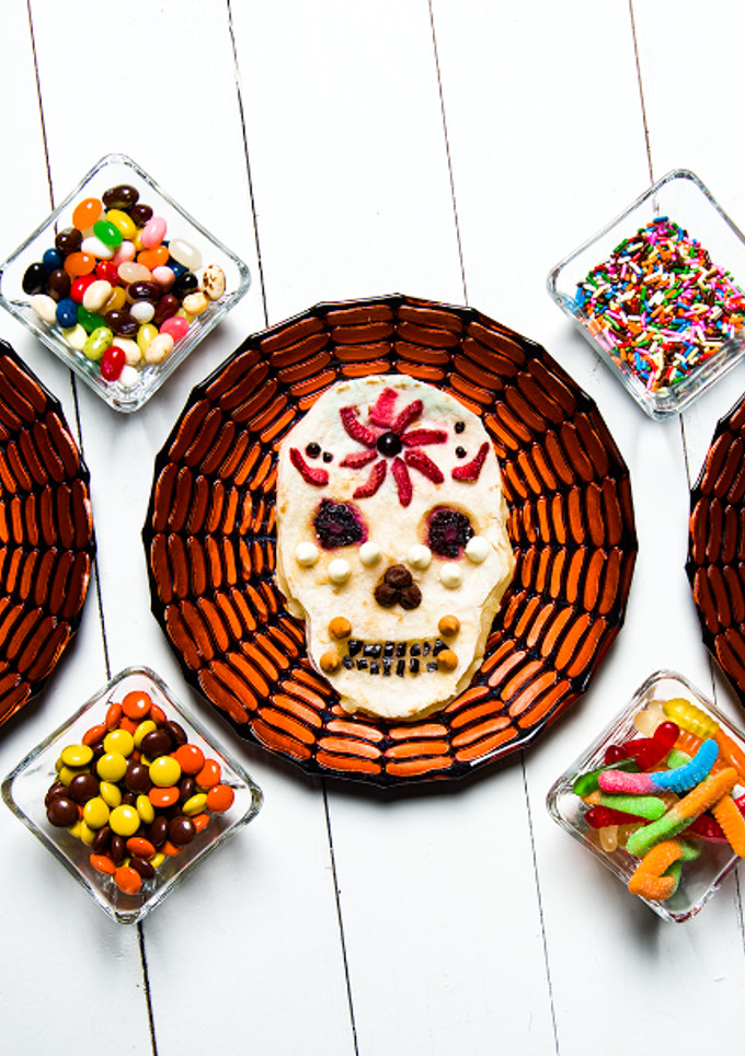 Una foto de Sincronizada para el día de Muertos 