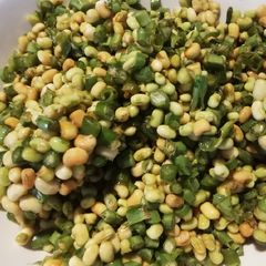 Aloo Phaliyan (Green Beans with Potatoes) A picture of Aloo Phaliyan (Green Beans with Potatoes).