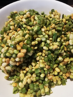 A picture of Aloo Phaliyan (Green Beans with Potatoes).