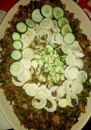 A picture of Dambun couscous.