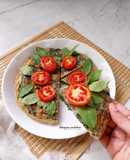 Spinach Frittata / Spinach Omelette / Telur Dadar Bayam
