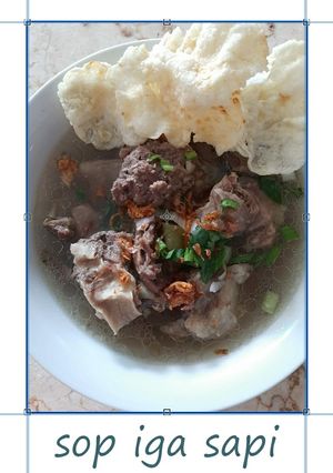 Foto resep Sup iga sapi