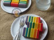 Gambar kek lapis horlick bakar