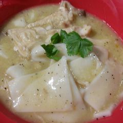 A picture of Chicken tortilla dumplings.