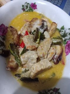 Foto resep Ikan Asap Tempe kuah santan