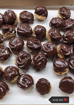 Párizsi csokis mini falatkák recept fotója