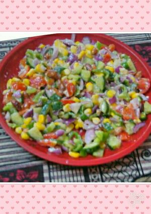 A picture of Colourful Creamy Salad.