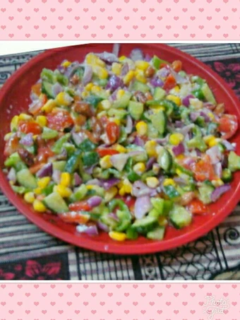 Easy Way Prepare Recipe Colourful Creamy Salad that is Can Pamper Your Tongue, Appealing}