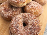 Quick Cinnamon Sugar Doughnuts (Egg & Dairy Free & No Yeast)