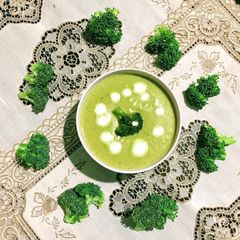 Cream Of Broccoli Soup A picture of Cream Of Broccoli Soup.